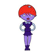 comic cartoon pretty vampire girl N5