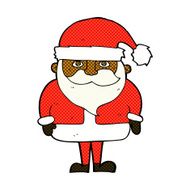comic cartoon santa claus N26