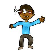 comic cartoon amazed boy N4