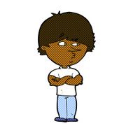 comic cartoon suspicious man N7