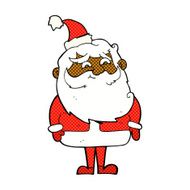 comic cartoon santa claus N27