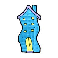 comic cartoon house doodle