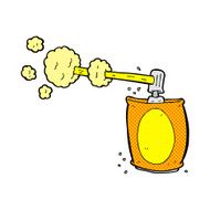 comic cartoon aerosol spray can N3