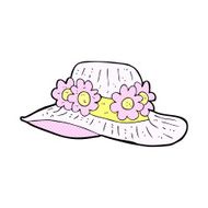comic cartoon summer hat N3