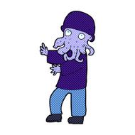 comic cartoon monster man N2