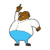 comic cartoon big fat boss N2