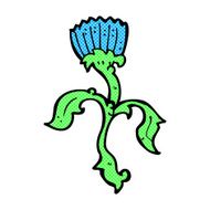 comic cartoon flower N44