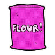 comic cartoon bag of flour N5