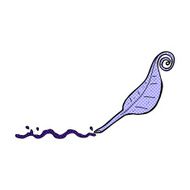 comic cartoon feather quill N2