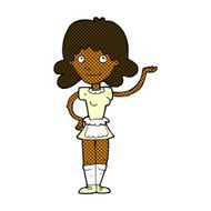 comic cartoon maid N6