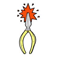 comic cartoon pliers N3
