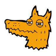 comic cartoon smug fox face