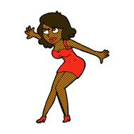 comic cartoon female spy N6