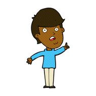 comic cartoon man asking question N7
