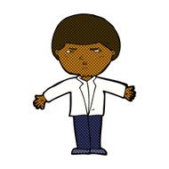 comic cartoon annoyed man N11