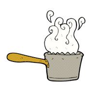 comic cartoon kitchen pan N2