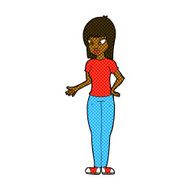 comic cartoon woman explaining N9