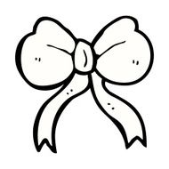 comic cartoon bow tie N14