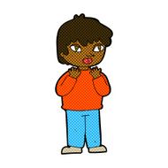 comic cartoon worried person N2