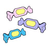 comic cartoon wrapped candy N2