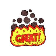 comic cartoon great symbol N2