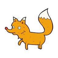 comic cartoon fox cub