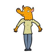 comic cartoon fox woman