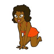 comic cartoon funny sexy woman N2