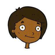 comic cartoon happy boy N30