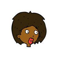 comic cartoon woman looking N2