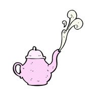 comic cartoon teapot N2