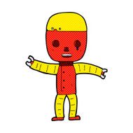 comic cartoon robot N25