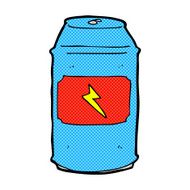 comic cartoon beer can N2