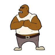 comic cartoon violent man N3