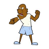 comic cartoon violent man N4