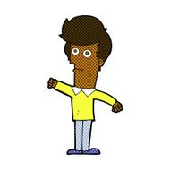 comic cartoon man punching N2