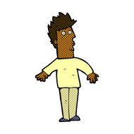 comic cartoon surprised man N24