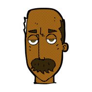 comic cartoon bored old man N4