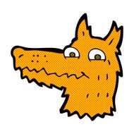 comic cartoon fox head N4