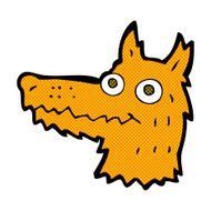 comic cartoon fox head N5