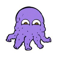 comic cartoon alien squid face N5