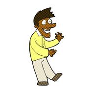 comic cartoon excited man N8