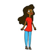 comic cartoon pretty girl N19