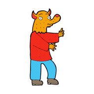 comic cartoon fox
