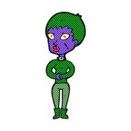 comic cartoon zombie girl N3