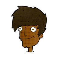 comic cartoon smiling man N6