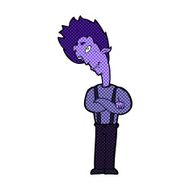 comic cartoon vampire N19