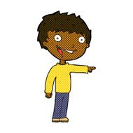 comic cartoon happy boy laughing N4