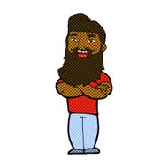 comic cartoon proud man N5