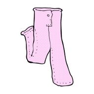 comic cartoon pair of pink pants